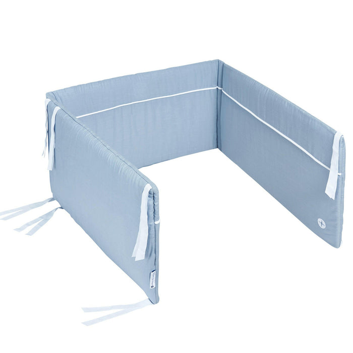 Nordic Coast Company Baby Bettnestchen Blau Grau Wochenangebot