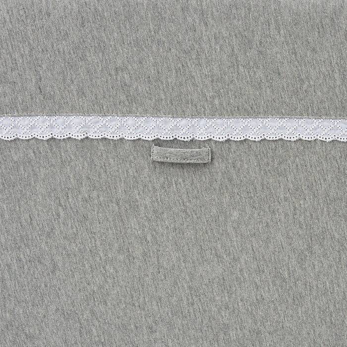 Nordic Coast Company Baby Bettnestchen Grau Spitze Letzte 3 Tage