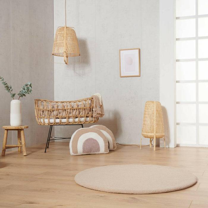 Nordic Coast Company Teddy Krabbeldecke Beige Vierteljährliche Förderung