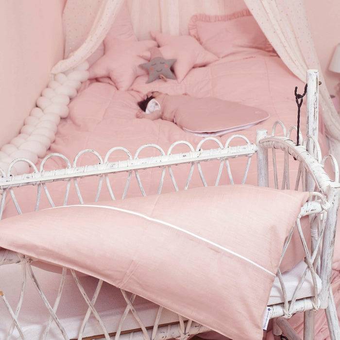 Nordic Coast Company Babybettwäsche Altrosa Super Rabatt