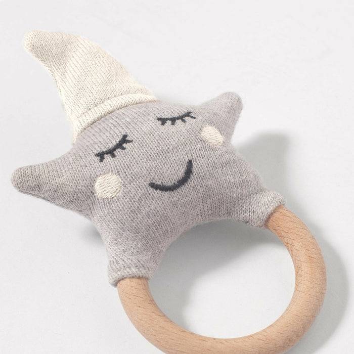 Nordic Coast Company Baby Rassel Stern Natur Online