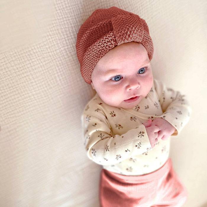 Nordic Coast Company Baby Turban Kupfer Auslauf