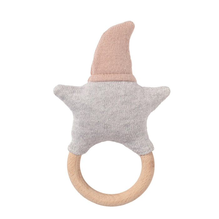 Nordic Coast Company Baby Rassel Stern Rosa Fabrikverkauf