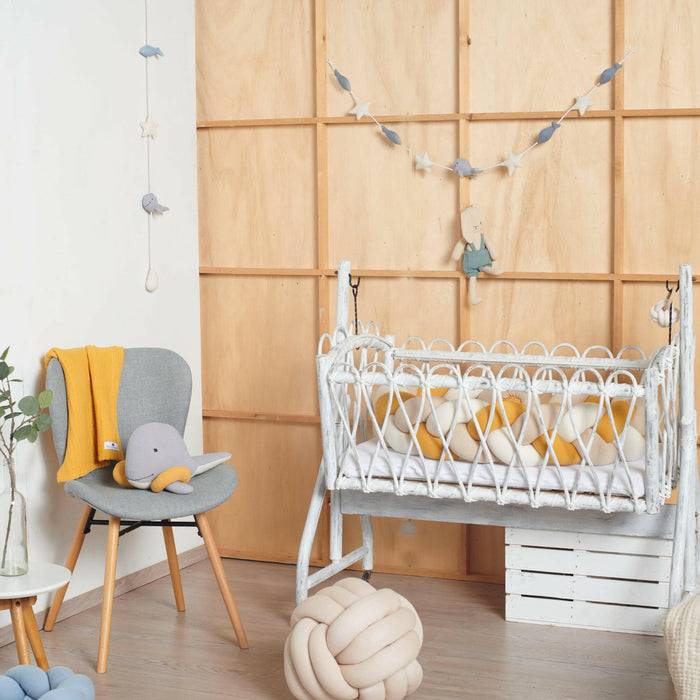 Nordic Coast Company Wandgirlande Musselin Wal Small Fabrik Onlineshop
