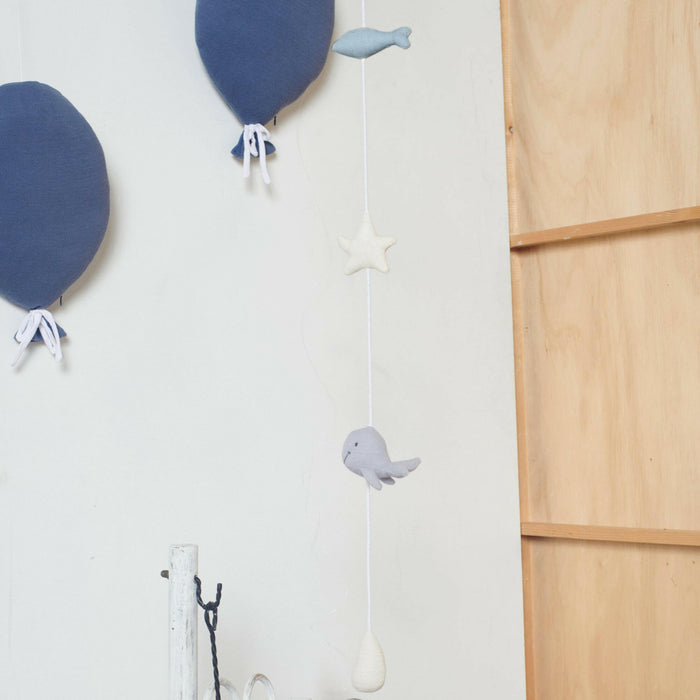 Nordic Coast Company Wandgirlande Musselin Wal Small Fabrik Onlineshop