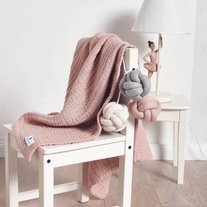 Nordic Coast Company Babygym Anhänger Set Knoten Rosa Günstig kaufen