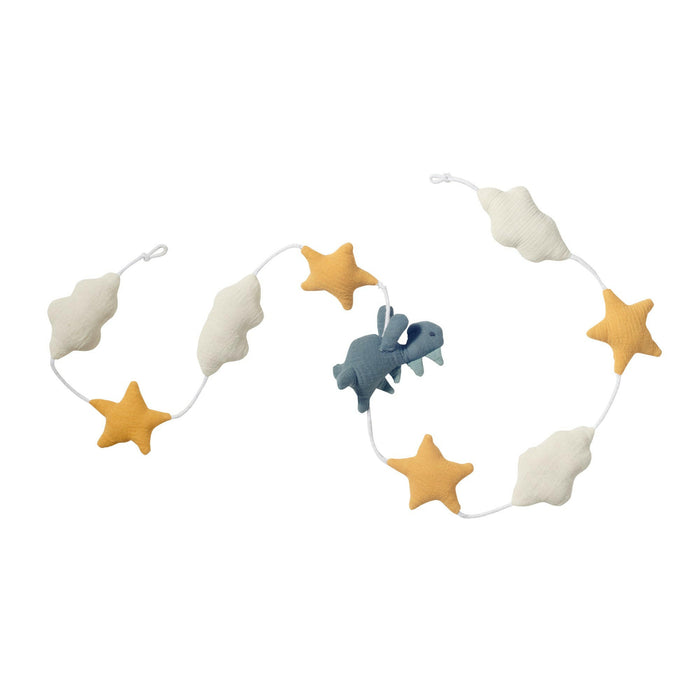 Nordic Coast Company Wandgirlande Musselin Dino Large Exklusivangebot
