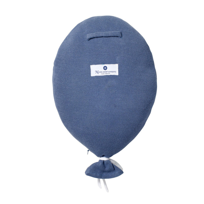 Nordic Coast Company Ballon-Kissen Blau Nur für heute