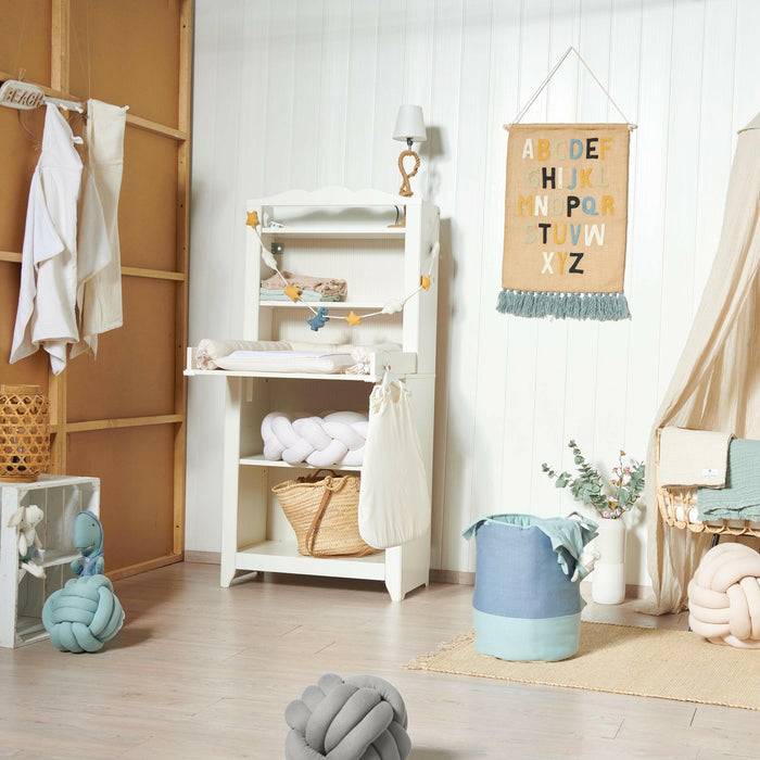 Nordic Coast Company Knotenkissen Jersey Grau Fabrikladen