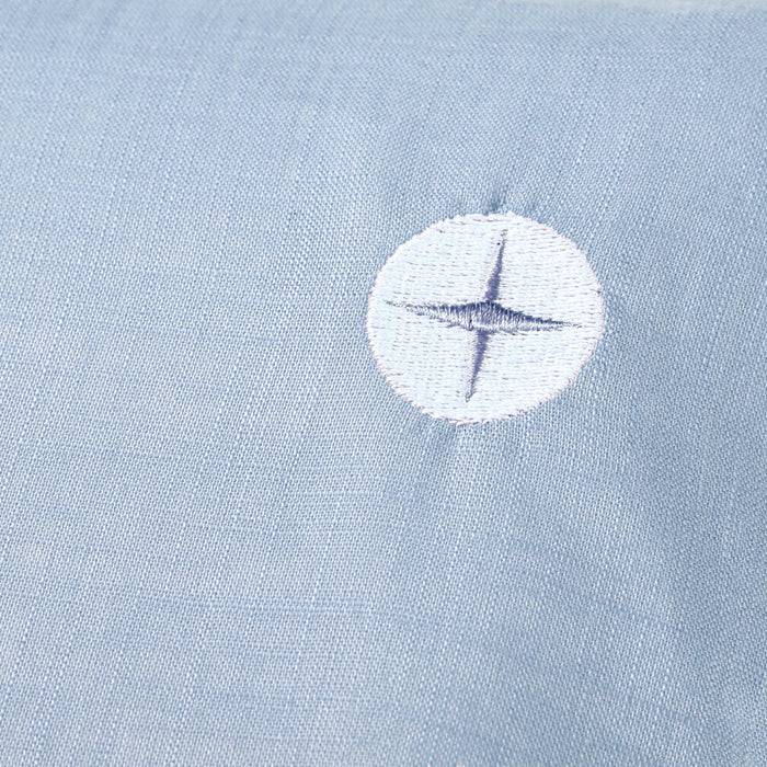 Nordic Coast Company Wickelauflage Blau Grau schmal Speichern exportieren