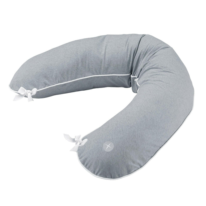 Nordic Coast Company Stillkissen Bezug 180 cm Grau Im Verkauf