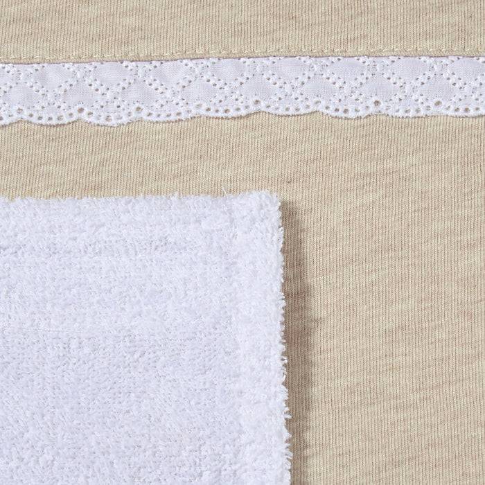 Nordic Coast Company Bezug Wickelauflage Beige Spitze zollfrei
