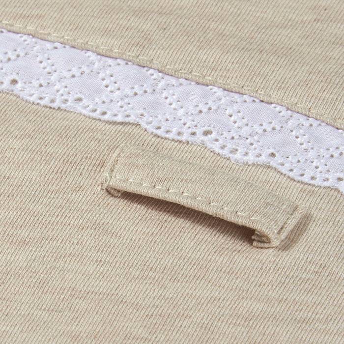 Nordic Coast Company Bezug Wickelauflage Beige Spitze zollfrei