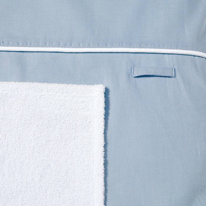 Nordic Coast Company Wickelauflage Blau Grau Hotsell