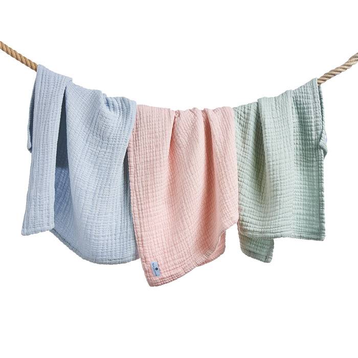 Nordic Coast Company Musselin Decke Rosa Blitzverkäufe