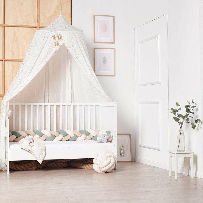 Nordic Coast Company Bettschlange geflochten Trio Mint Versandkostenfrei