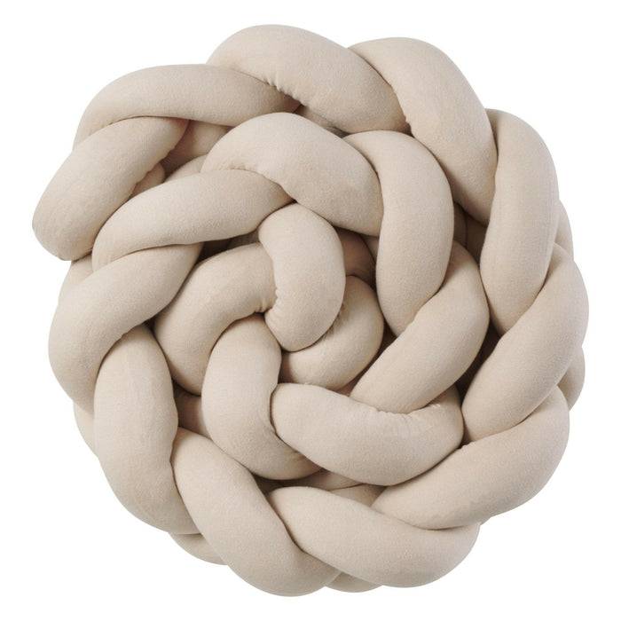 Nordic Coast Company Bettschlange geflochten Sand Strick XL Flash Sale