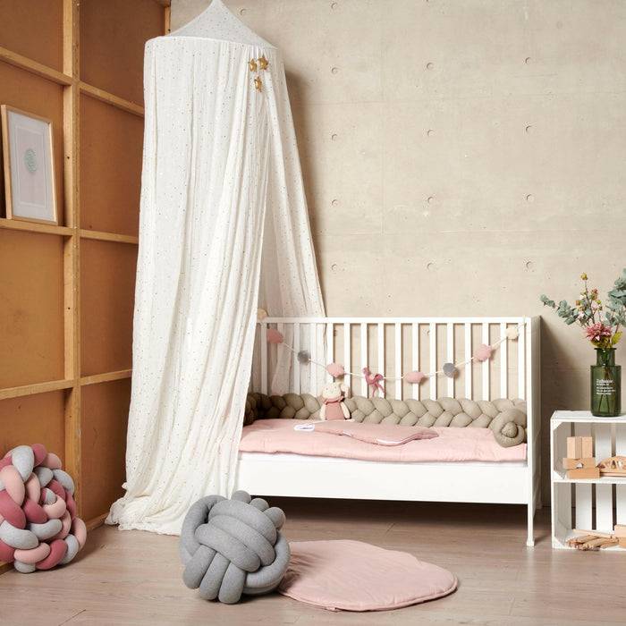 Nordic Coast Company Bettschlange geflochten Sand Strick XL Flash Sale