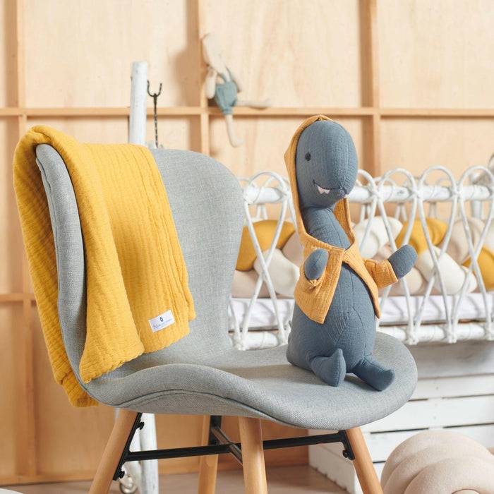 Nordic Coast Company Kuscheltier Musselin Dino Henry Weihnachtsangebot