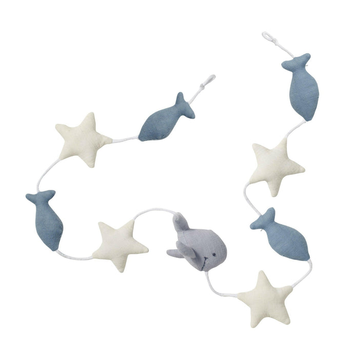 Nordic Coast Company Wandgirlande Musselin Wal Large Jubiläumsangebot