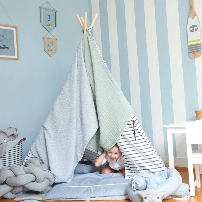Nordic Coast Company Musselin Decke Mint Large Saisonale Angebote
