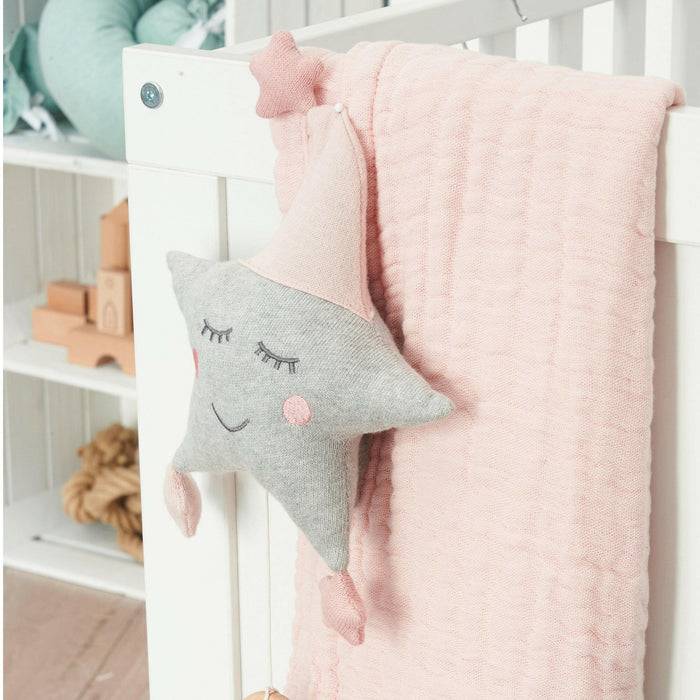 Nordic Coast Company Musselin Decke Rosa Large Räumungsverkauf