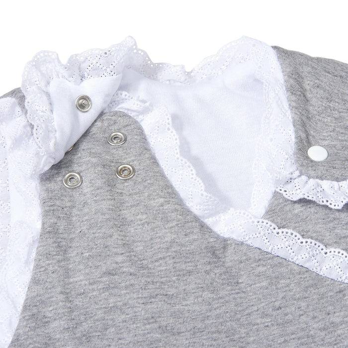 Nordic Coast Company Baby Schlafsack Grau Spitze Sonderangebote