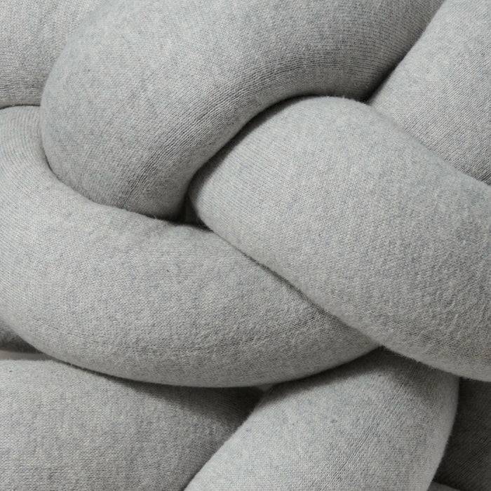Nordic Coast Company Bettschlange geflochten Grau Strick XL Discount Store für neue Produkte