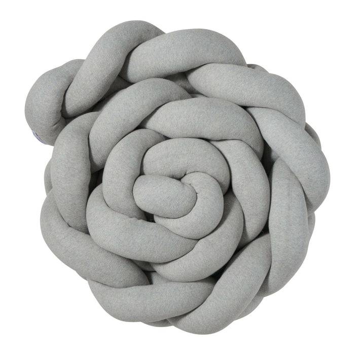 Nordic Coast Company Bettschlange geflochten Grau Strick XL Discount Store für neue Produkte