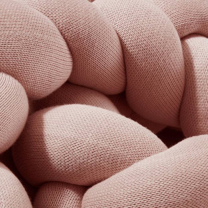 Nordic Coast Company Bettschlange geflochten Rosa Strick schmal 50% Rabatt mit kostenlosem Versand