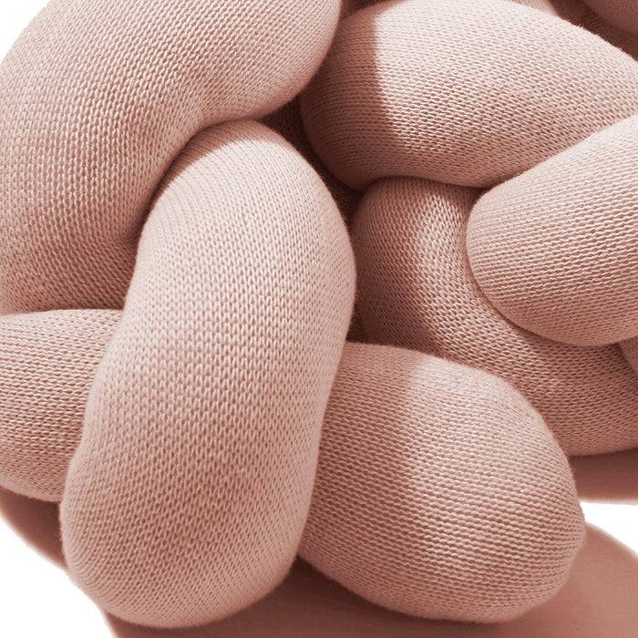 Nordic Coast Company Bettschlange geflochten Rosa Strick schmal 50% Rabatt mit kostenlosem Versand
