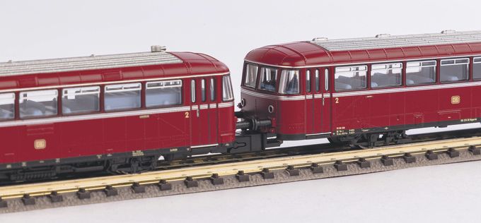 Piko N Schienenbus mit Steuerwagen DB III Artikelnummer: 40255 Neueste Mode