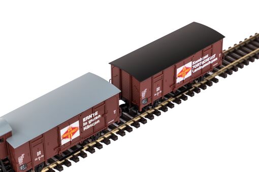 Piko TT 2er Set Gedeckter Güterwagen G02 DR III "Fortschritt" Artikelnummer: 47033 JETZT KAUFEN