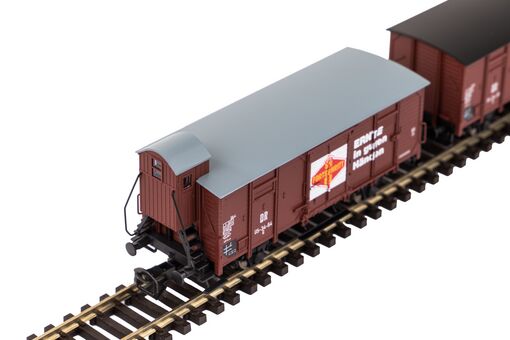 Piko TT 2er Set Gedeckter Güterwagen G02 DR III "Fortschritt" Artikelnummer: 47033 JETZT KAUFEN