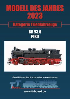 Piko TT Dampflok BR 93.0 DR III Artikelnummer: 47130 Nur noch ein Tag übrig