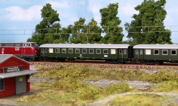 Piko N Schürzeneilzugwagen 2. Klasse DB IV Artikelnummer: 40620 Super Rabatt
