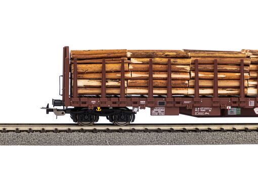 Piko Stammholztransportwagen Roos-t642 mit Holzladung RSBG VI Artikelnummer: 24610 Saisonschlussverkauf