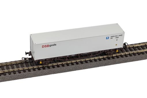Piko Containertragwagen Lgjs DSB V beladen mit 40' Container DSB Artikelnummer: 27720 Neuheiten