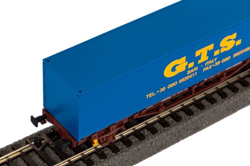 Piko Containertragwagen GTS FS V 1x40' Container Artikelnummer: 27700 50% Rabatt mit kostenlosem Versand