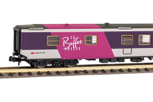 Piko N-Personenwagen EW I-Wagen Speisewagen "Calanda Land" SBB IV Artikelnummer: 94382 Zeitlich begrenztes Angebot