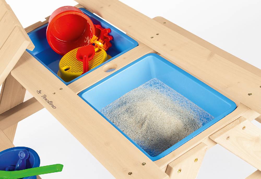 Pinolino Kindersitzgarnitur 'Matsch-Nicki für 4', natur Flash Sale