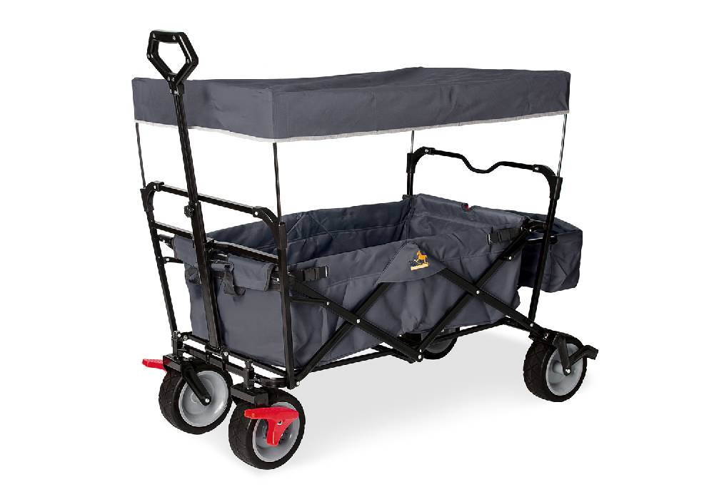 Pinolino Klappbollerwagen 'Paxi dlx' mit Bremse, anthrazit Neueste Mode