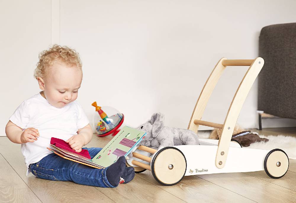 Pinolino Lauflernwagen 'Uli', weiß Riesige Rabatte
