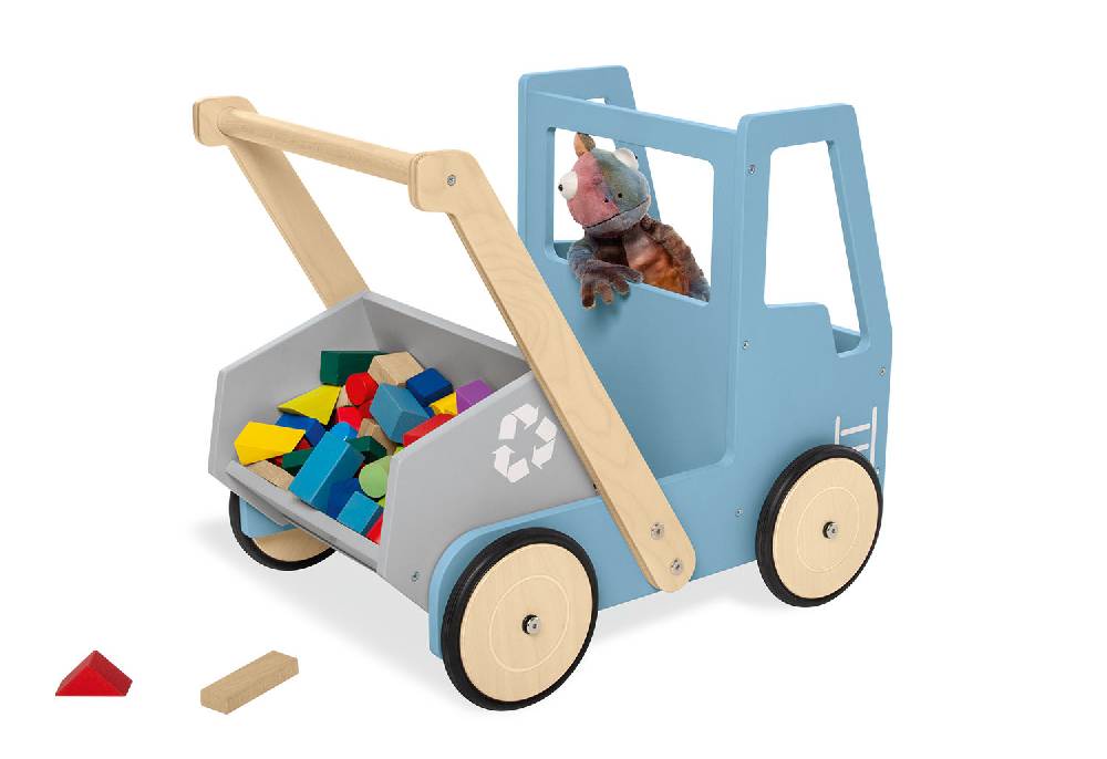 Pinolino Lauflernwagen 'Kipplaster Fred', blau Kostenloser Versand international