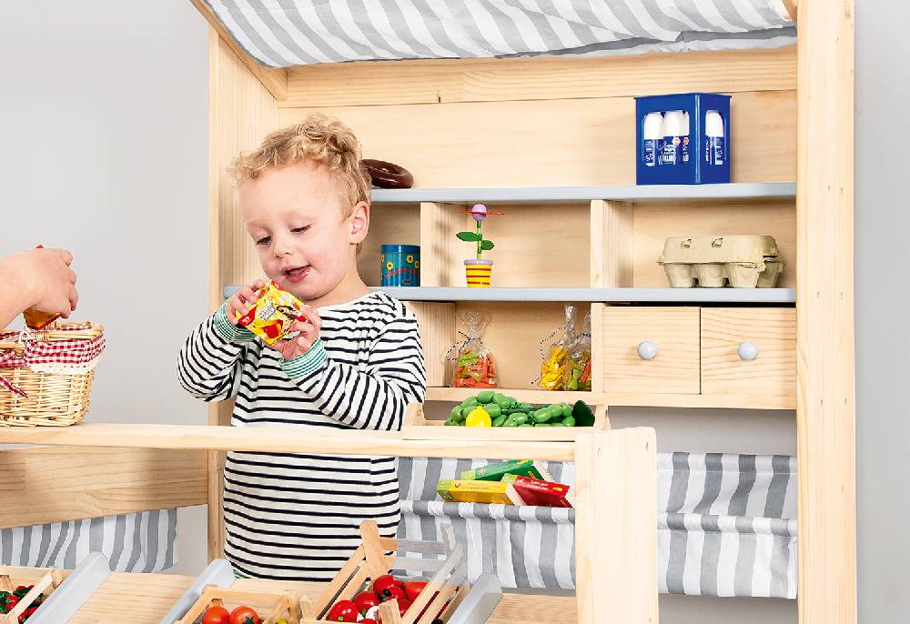 Pinolino Marktstand 'Lucy', grau Begrenztes Angebot