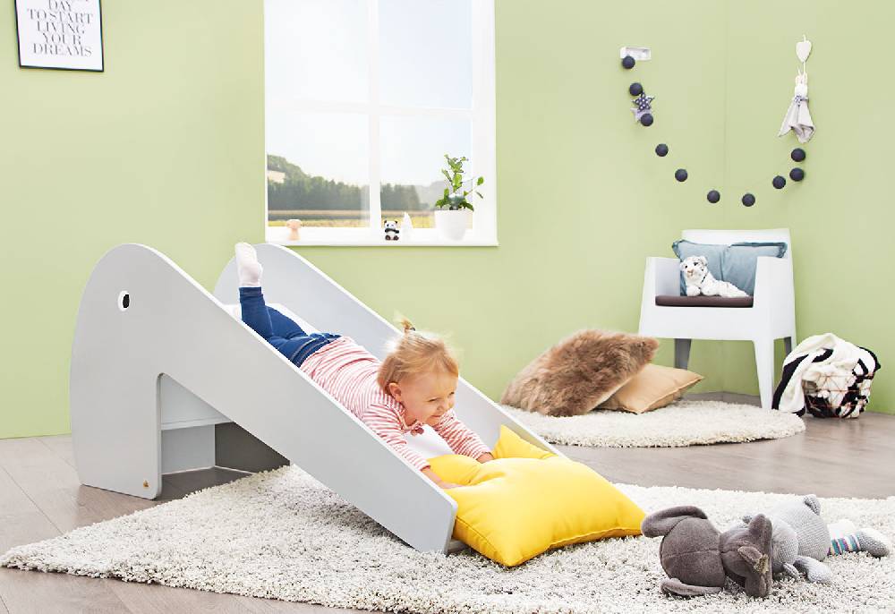Pinolino Indoor-Rutsche 'Lotta', grau/weiß Muttertagsangebot