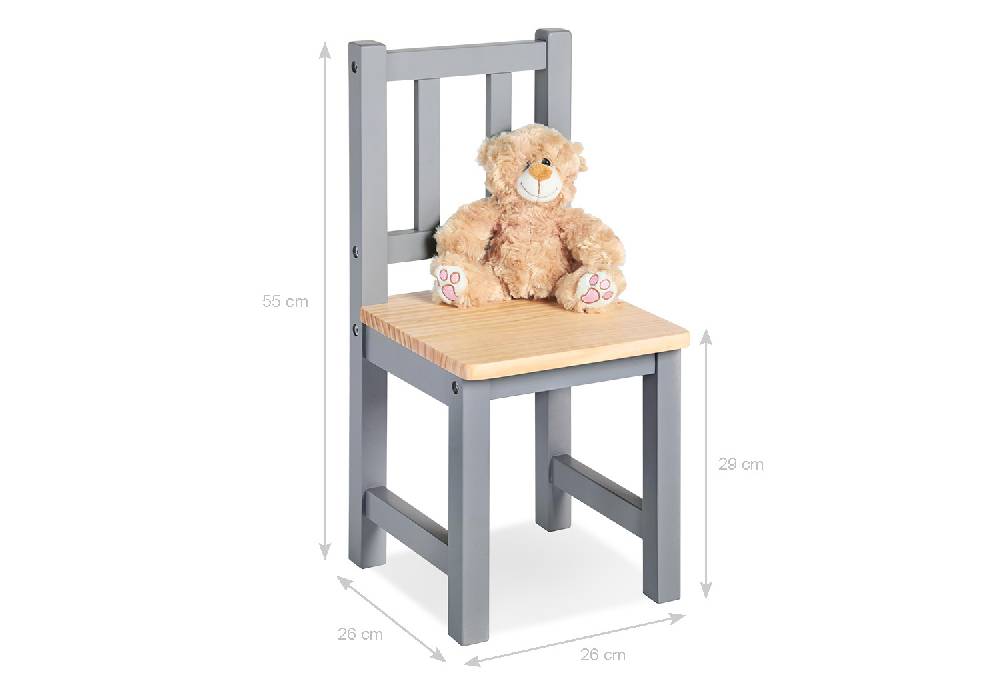 Pinolino Kindersitzgruppe 'Fenna', grau/natur, 3-tlg Bestseller