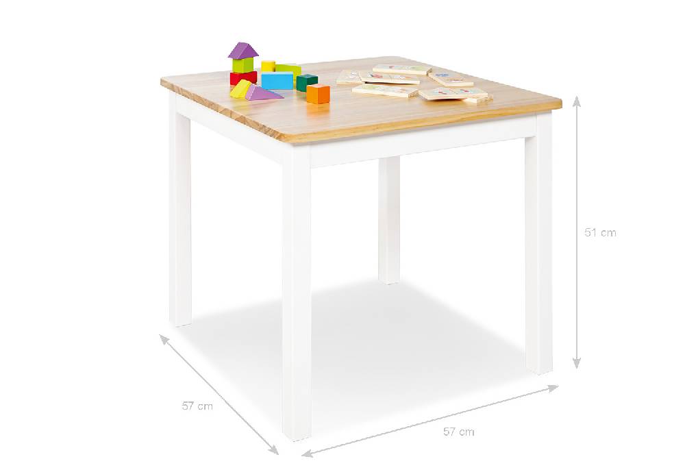 Pinolino Kindertisch 'Fenna', weiß/natur Tägliche Deals