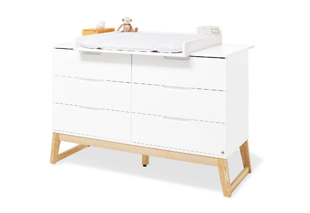 Pinolino Kinderzimmer-Set 'Bridge' extrabreit inkl. Wandregal, 3-tlg. - Auslaufartikel Großer Ausverkauf