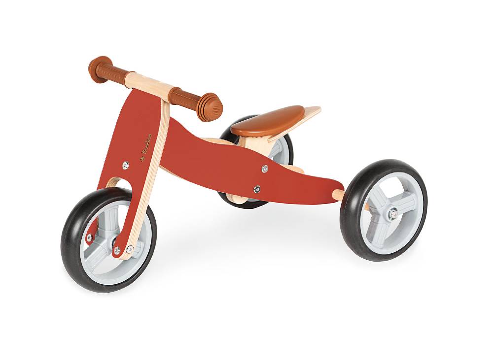 Pinolino Mini-Laufdreirad 'Charlie', rot/natur - Auslaufartikel Discount Store für neue Produkte